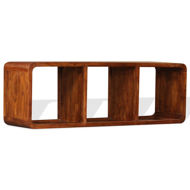 Meuble Tv Bois Massif Avec Finition Miel 120 X 30 X 40 Cm