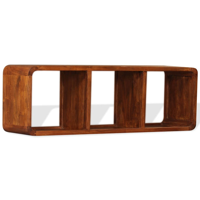 Meuble Tv Bois Massif Avec Finition Miel 120 X 30 X 40 Cm