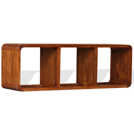 Meuble Tv Bois Massif Avec Finition Miel 120 X 30 X 40 Cm