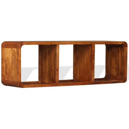 Meuble Tv Bois Massif Avec Finition Miel 120 X 30 X 40 Cm