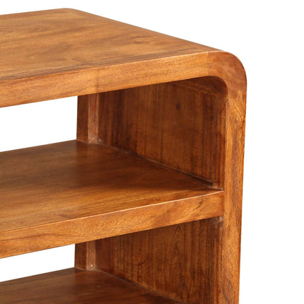 Meuble Tv Bois D'acacia Solide 90 X 30 X 55 Cm