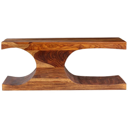 Table Basse Bois Massif 90X50X35 Cm