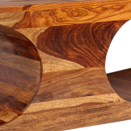 Table Basse Bois Massif 90X50X35 Cm