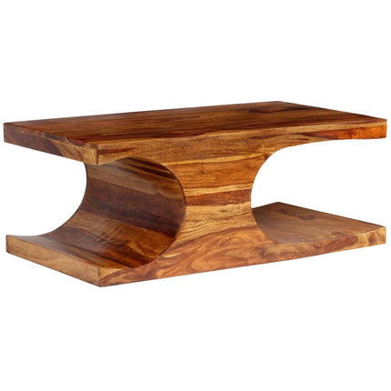 Table Basse Bois Massif 90X50X35 Cm