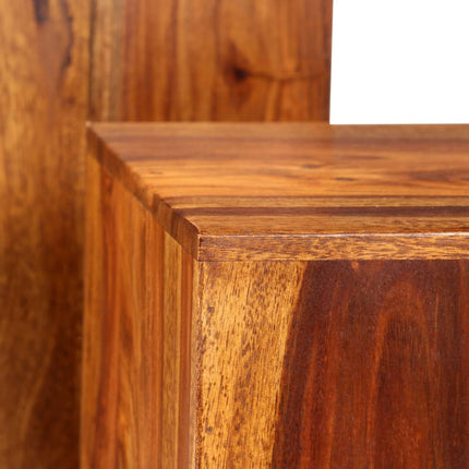 Ensemble De Table Basse 2 Pcs Bois Massif 40X40X40 Cm