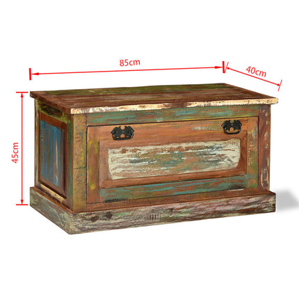 Banc De Rangement De Chaussures Bois De Récupération