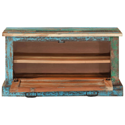 Banc De Rangement De Chaussures Bois De Récupération
