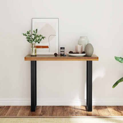 Table Console Teck 100 X 35 X 75 Cm