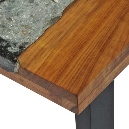 Table Console Teck 100 X 35 X 75 Cm
