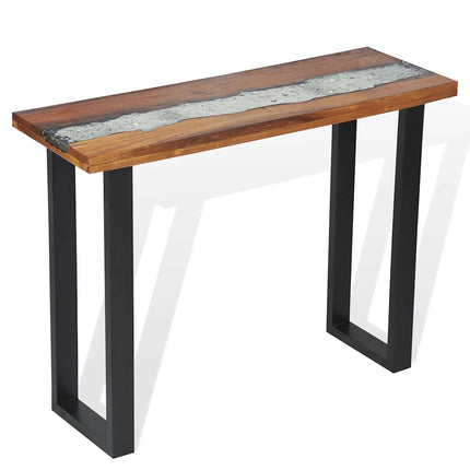Table Console Teck 100 X 35 X 75 Cm