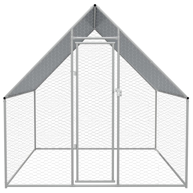 Cage Extérieure Pour Poulets Acier Galvanisé 2 X 2 X 1,92 M