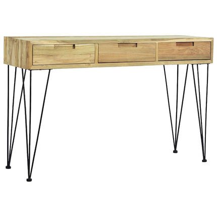 Table Console 120X35X76 Cm Teck Massif