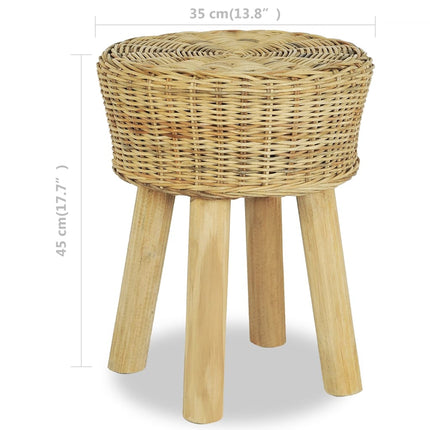 Tabouret De Bar Rotin Naturel
