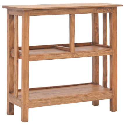 Table Console Bois D'acajou Massif 69X28X70 Cm Gris
