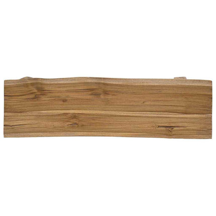 Banc Bois De Récupération Mélangé Et Teck Massif 100X28X43 Cm Gris