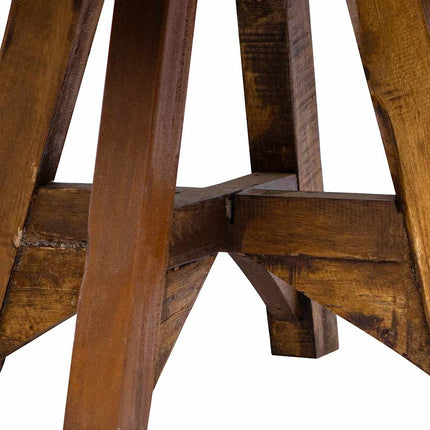 Table Basse Bois De Récupération Mélangé 60X45 Cm É