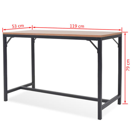 Table Console Frêne 119 X 53 X 79 Cm