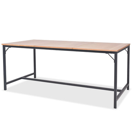 Table À Manger Bois De Frêne 180X90X76 Cm
