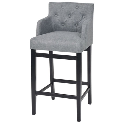 Tabourets De Bar Lot De 2 Tissu