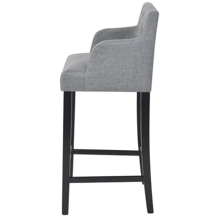 Tabourets De Bar Lot De 2 Tissu