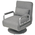 Fauteuil Pivotant Et Canapé-Lit Tissu