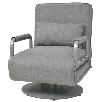 Fauteuil Pivotant Et Canapé-Lit Tissu