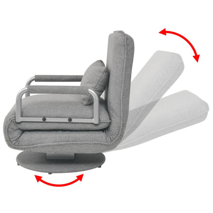 Fauteuil Pivotant Et Canapé-Lit Tissu
