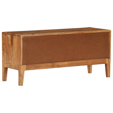 Meuble Tv Bois D'acacia Massif 88 X 30 X 40 Cm