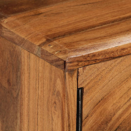 Meuble Tv Bois D'acacia Massif 88 X 30 X 40 Cm