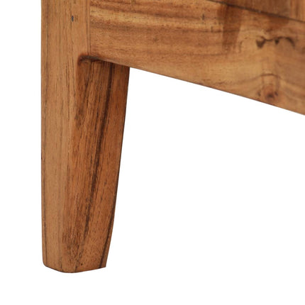 Meuble Tv Bois D'acacia Massif 88 X 30 X 40 Cm