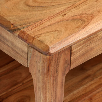 Table Basse Bois Massif 88X50X38 Cm