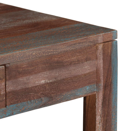 Table Basse Bois Massif Vintage 88X50X38 Cm