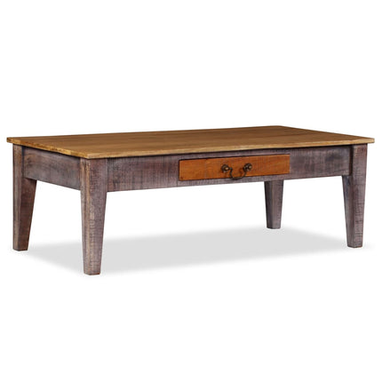 Table Basse Bois Massif Vintage