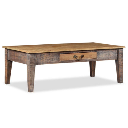 Table Basse Bois Massif Vintage