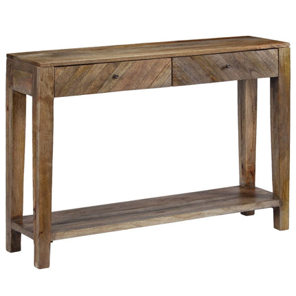 Table Console Bois Massif Vintage 118 X 30 X 80 Cm