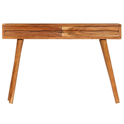 Table Console Bois D'acacia Avec Tiroirs Sculptés