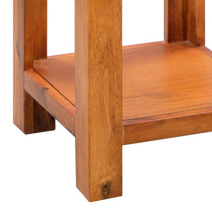 Table D'appoint Bois D'acacia Massif 30 X 30 X 70 Cm