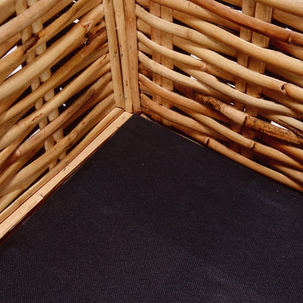 Ensemble De Canapés 15 Pcs Rotin Naturel