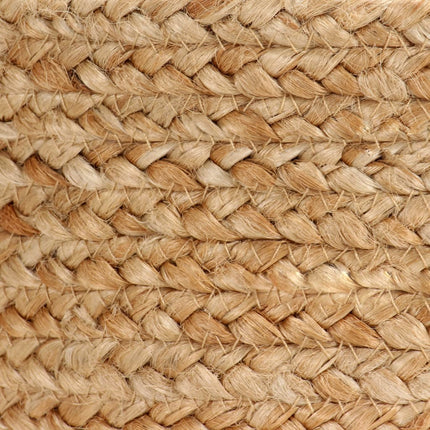 Ensemble De Panier De Rangement 2 Pcs Fait Main Jute Naturel