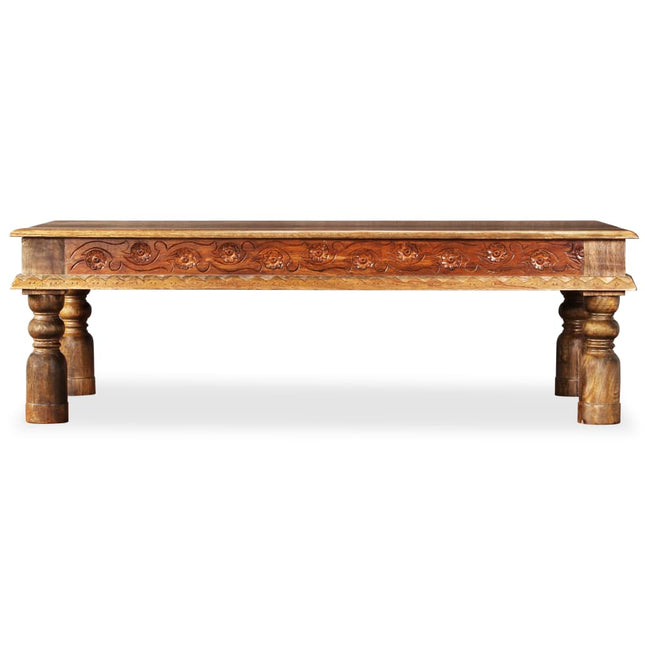 Table Basse Bois Et De Manguier 110X60X38 Cm