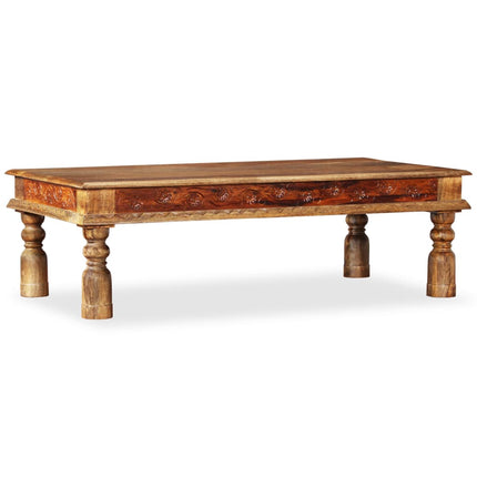 Table Basse Bois Et De Manguier 110X60X38 Cm