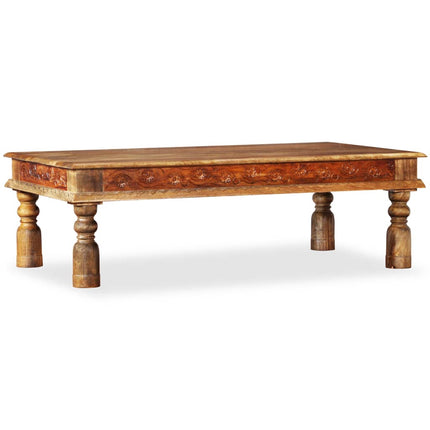 Table Basse Bois Et De Manguier 110X60X38 Cm