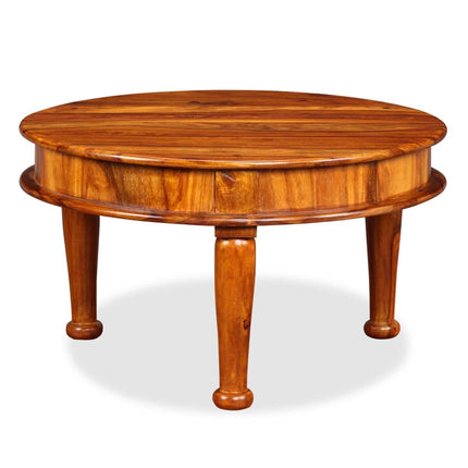 Table Basse Bois Massif 70X70X40 Cm