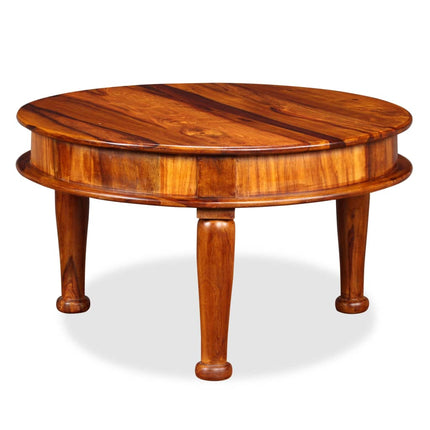 Table Basse Bois Massif 70X70X40 Cm