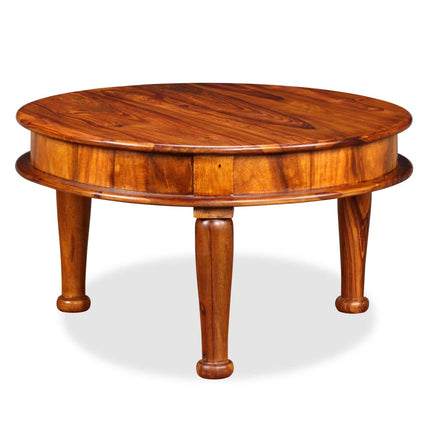 Table Basse Bois Massif 70X70X40 Cm