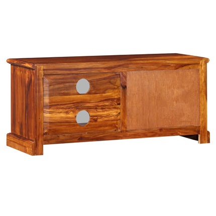Meuble Tv Bois Massif De Sesham 90X30X40 Cm