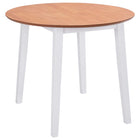 Table De Salle À Manger Ronde À Abattant Mdf
