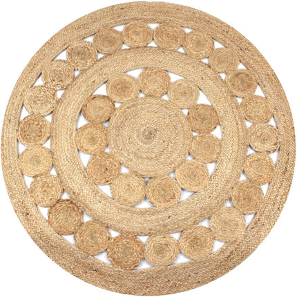Tapis Jute Tressé Rond