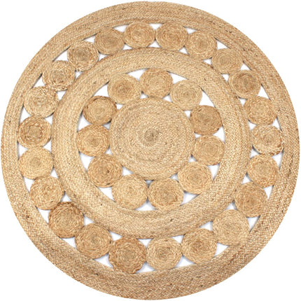 Tapis Jute Tressé Rond