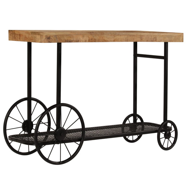 Table Console Bois Massif De Manguier 115 X 36 X 76 Cm